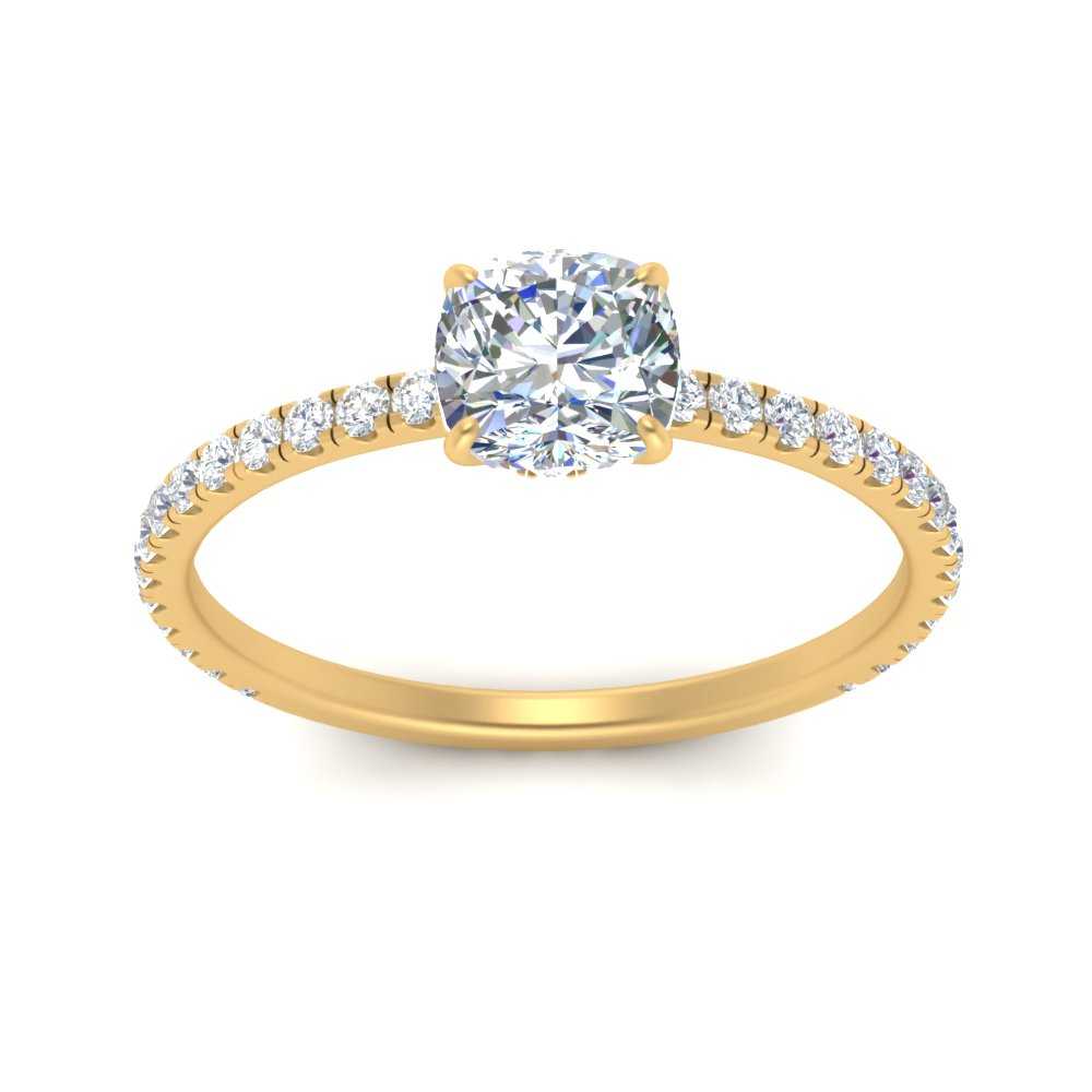 three-fourth-under-halo-cushion-cut-diamond-engagement-ring-in-FD9168CURANGLE3-NL-YG