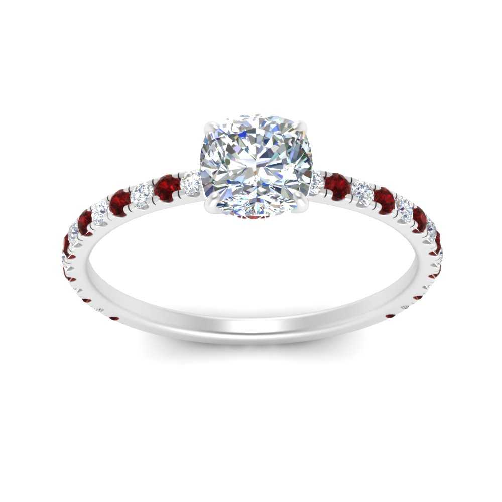 three-fourth-under-halo-cushion-cut-diamond-engagement-ring-with-ruby-in-FD9168CURGRUDRANGLE3-NL-WG