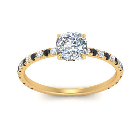 three-fourth-under-halo-cushion-cut-engagement-ring-with-black-diamond-in-FD9168CURGBLACKANGLE3-NL-YG