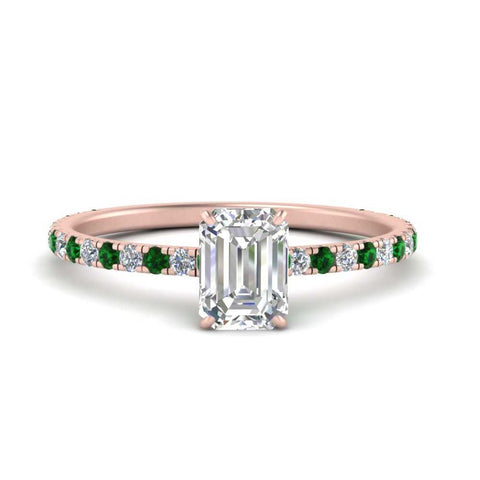 three-fourth-under-halo-emerald-cut-diamond-engagement-ring-with-emerald-in-FD9168EMRGEMGRANGLE3-NL-RG