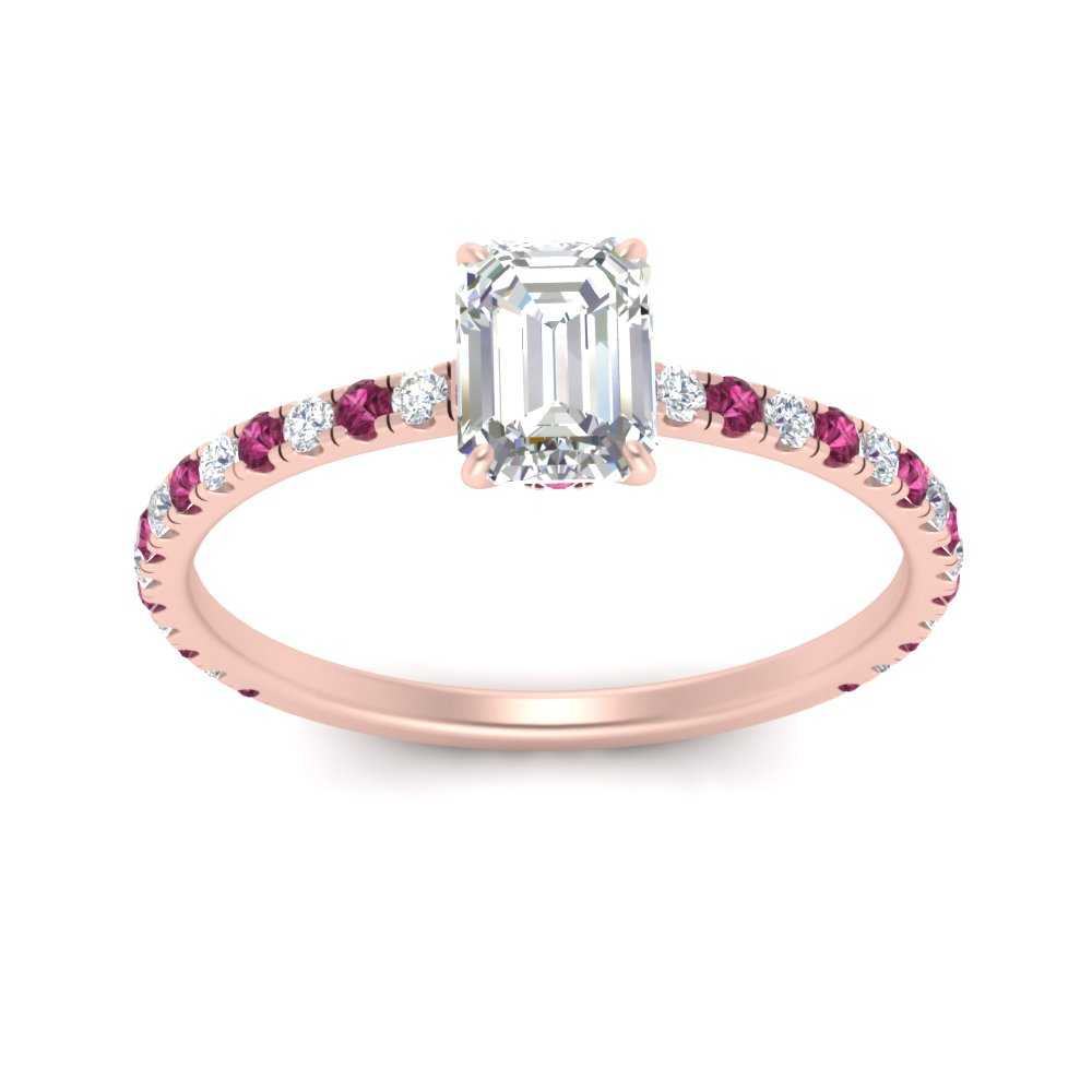 three-fourth-under-halo-emerald-cut-diamond-engagement-ring-with-pink-sapphire-in-FD9168EMRGSADRPIANGLE3-NL-RG