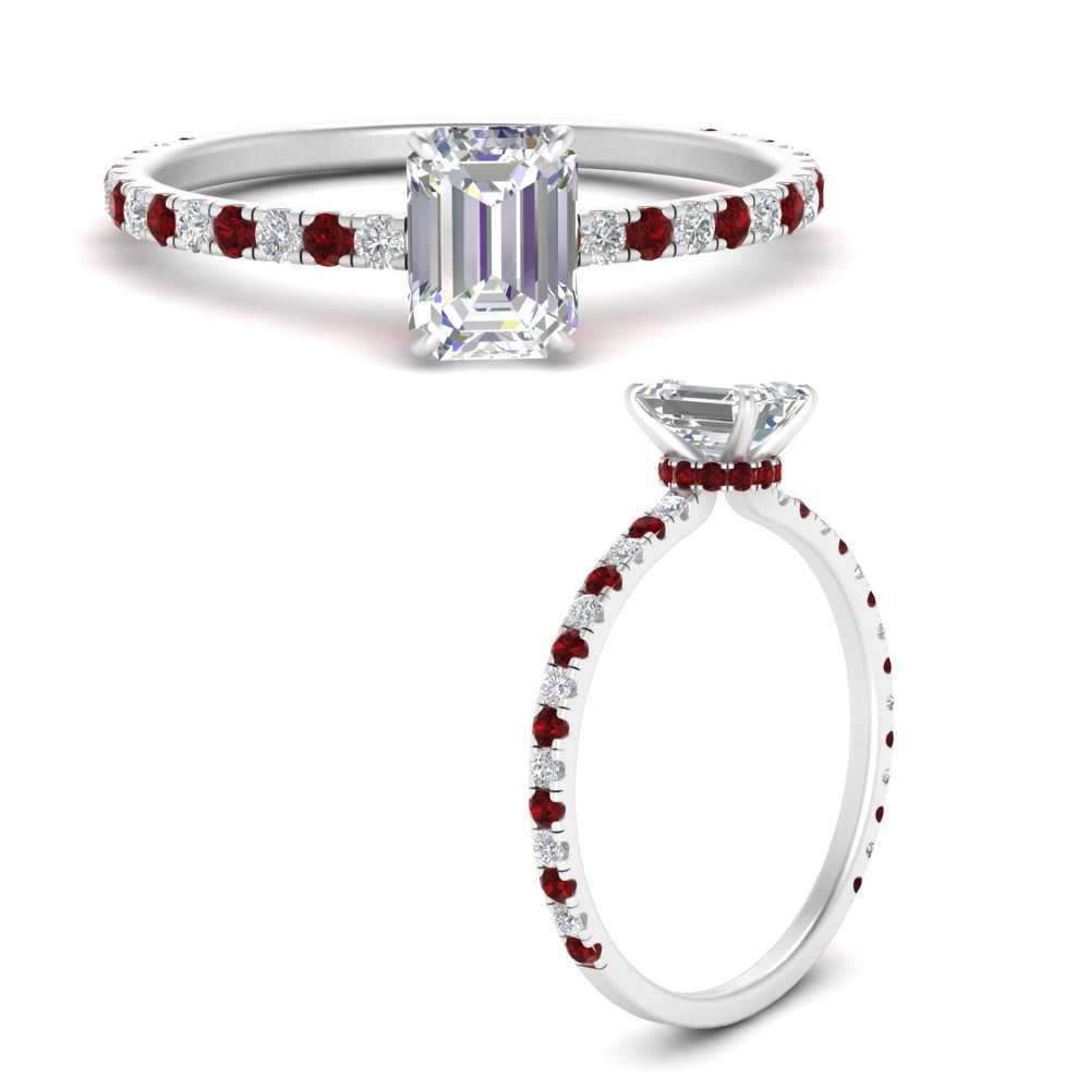 three-fourth-under-halo-emerald-cut-diamond-engagement-ring-with-ruby-in-FD9168EMRGRUDRANGLE3-NL-WG