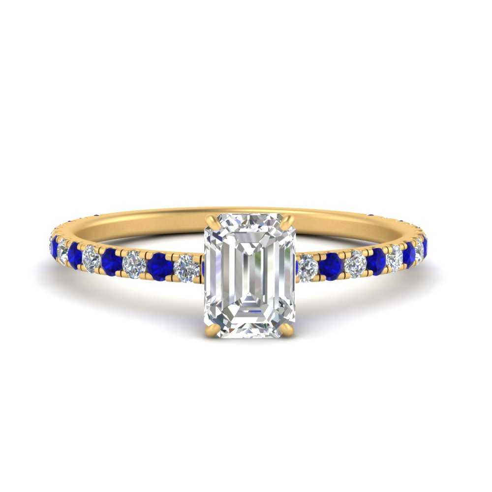 three-fourth-under-halo-emerald-cut-diamond-engagement-ring-with-sapphire-in-FD9168EMRGSABLANGLE3-NL-YG