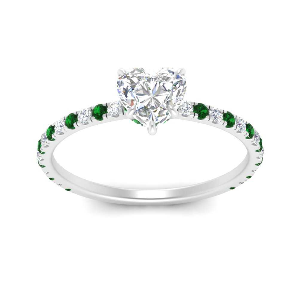 three-fourth-under-halo-heart-shaped-diamond-engagement-ring-with-emerald-in-FD9168HTRGEMGRANGLE3-NL-WG