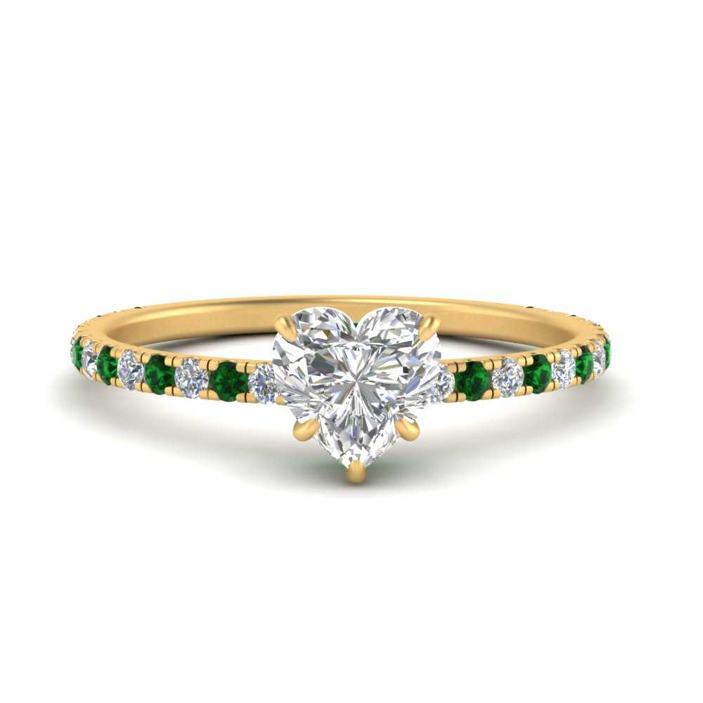 three-fourth-under-halo-heart-shaped-diamond-engagement-ring-with-emerald-in-FD9168HTRGEMGRANGLE3-NL-YG