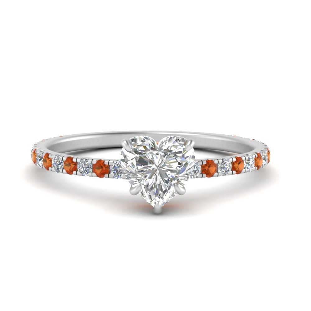 three-fourth-under-halo-heart-shaped-diamond-engagement-ring-with-orange-sapphire-in-FD9168HTRGSAORANGLE3-NL-WG