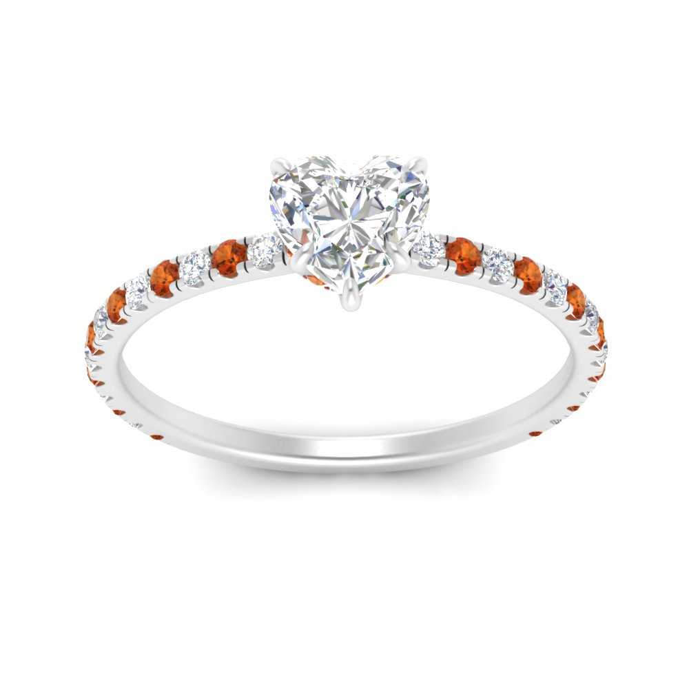 three-fourth-under-halo-heart-shaped-diamond-engagement-ring-with-orange-sapphire-in-FD9168HTRGSAORANGLE3-NL-WG