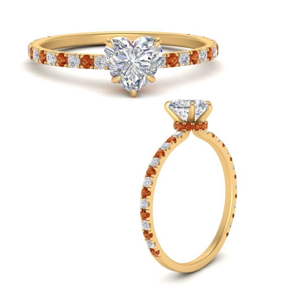 three-fourth-under-halo-heart-shaped-diamond-engagement-ring-with-orange-sapphire-in-FD9168HTRGSAORANGLE3-NL-YG