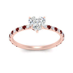 Load image into Gallery viewer, three-fourth-under-halo-heart-shaped-diamond-engagement-ring-with-ruby-in-FD9168HTRGRUDRANGLE3-NL-RG
