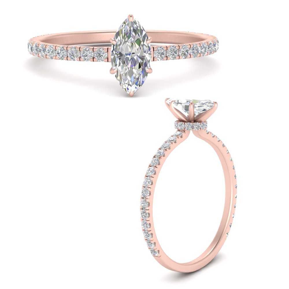 three-fourth-under-halo-marquise-cut-diamond-engagement-ring-in-FD9168MQRANGLE3-NL-RG