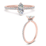 Load image into Gallery viewer, three-fourth-under-halo-marquise-cut-diamond-engagement-ring-in-FD9168MQRANGLE3-NL-RG
