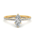 Load image into Gallery viewer, three-fourth-under-halo-marquise-cut-diamond-engagement-ring-in-FD9168MQRANGLE3-NL-YG

