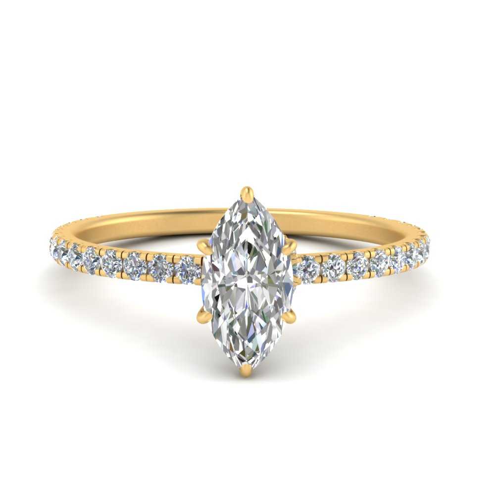 three-fourth-under-halo-marquise-cut-diamond-engagement-ring-in-FD9168MQRANGLE3-NL-YG