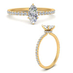 Load image into Gallery viewer, three-fourth-under-halo-marquise-cut-diamond-engagement-ring-in-FD9168MQRANGLE3-NL-YG
