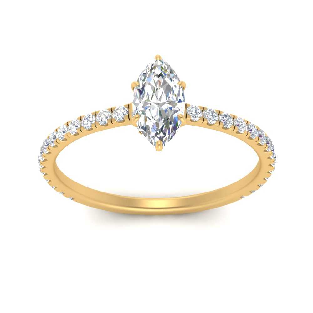 three-fourth-under-halo-marquise-cut-diamond-engagement-ring-in-FD9168MQRANGLE3-NL-YG