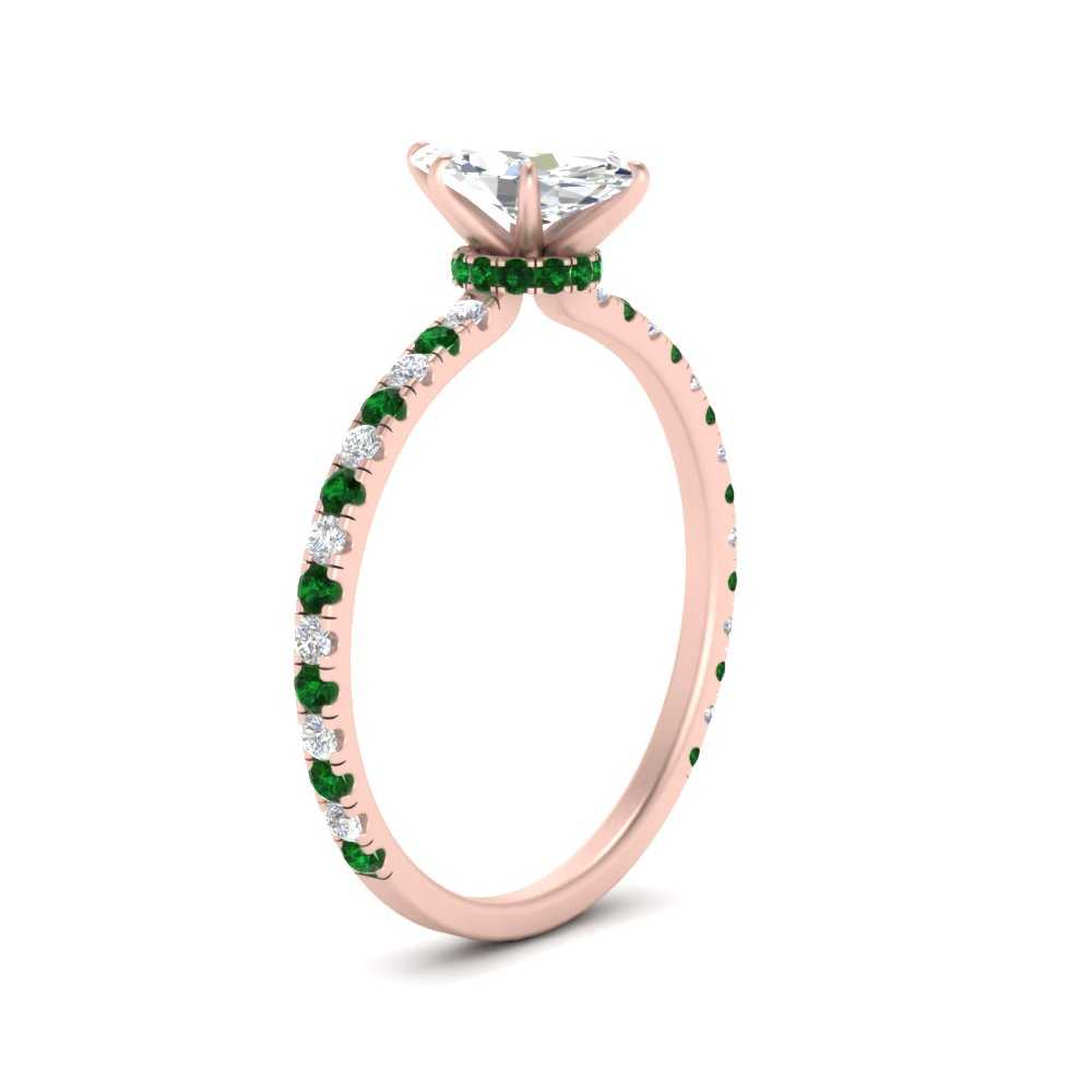 three-fourth-under-halo-marquise-cut-diamond-engagement-ring-with-emerald-in-FD9168MQRGEMGRANGLE3-NL-RG