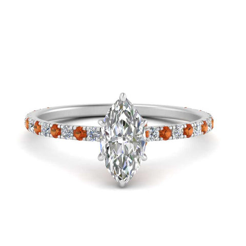 three-fourth-under-halo-marquise-cut-diamond-engagement-ring-with-orange-sapphire-in-FD9168MQRGSAORANGLE3-NL-WG