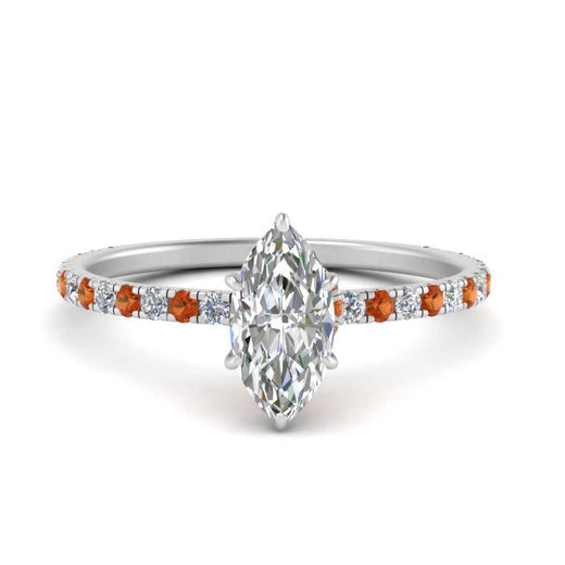 three-fourth-under-halo-marquise-cut-diamond-engagement-ring-with-orange-sapphire-in-FD9168MQRGSAORANGLE3-NL-WG