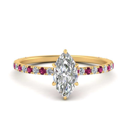 three-fourth-under-halo-marquise-cut-diamond-engagement-ring-with-pink-sapphire-in-FD9168MQRGSADRPIANGLE3-NL-YG