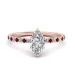 Load image into Gallery viewer, three-fourth-under-halo-marquise-cut-diamond-engagement-ring-with-ruby-in-FD9168MQRGRUDRANGLE3-NL-RG
