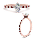 Load image into Gallery viewer, three-fourth-under-halo-marquise-cut-diamond-engagement-ring-with-ruby-in-FD9168MQRGRUDRANGLE3-NL-RG
