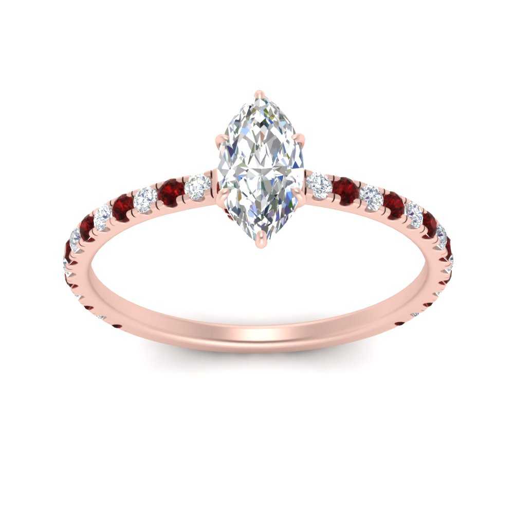 three-fourth-under-halo-marquise-cut-diamond-engagement-ring-with-ruby-in-FD9168MQRGRUDRANGLE3-NL-RG
