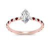 Load image into Gallery viewer, three-fourth-under-halo-marquise-cut-diamond-engagement-ring-with-ruby-in-FD9168MQRGRUDRANGLE3-NL-RG