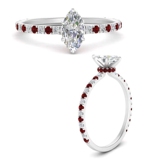 three-fourth-under-halo-marquise-cut-diamond-engagement-ring-with-ruby-in-FD9168MQRGRUDRANGLE3-NL-WG