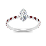 Load image into Gallery viewer, three-fourth-under-halo-marquise-cut-diamond-engagement-ring-with-ruby-in-FD9168MQRGRUDRANGLE3-NL-WG
