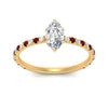Load image into Gallery viewer, three-fourth-under-halo-marquise-cut-diamond-engagement-ring-with-ruby-in-FD9168MQRGRUDRANGLE3-NL-YG