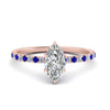 Load image into Gallery viewer, three-fourth-under-halo-marquise-cut-diamond-engagement-ring-with-sapphire-in-FD9168MQRGSABLANGLE3-NL-RG