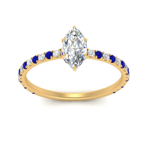three-fourth-under-halo-marquise-cut-diamond-engagement-ring-with-sapphire-in-FD9168MQRGSABLANGLE3-NL-YG
