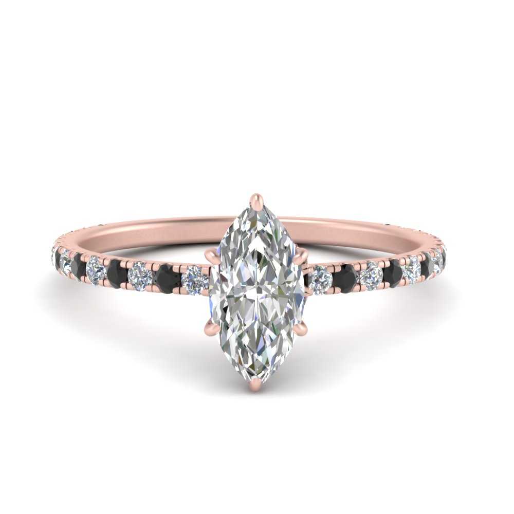 three-fourth-under-halo-marquise-cut-engagement-ring-with-black-diamond-in-FD9168MQRGBLACKANGLE3-NL-RG