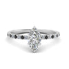 Load image into Gallery viewer, three-fourth-under-halo-marquise-cut-engagement-ring-with-black-diamond-in-FD9168MQRGBLACKANGLE3-NL-WG