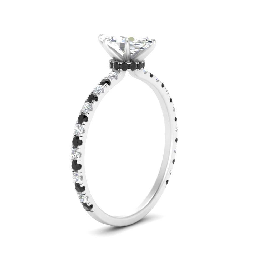 three-fourth-under-halo-marquise-cut-engagement-ring-with-black-diamond-in-FD9168MQRGBLACKANGLE3-NL-WG