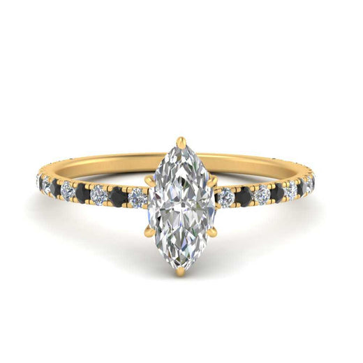 three-fourth-under-halo-marquise-cut-engagement-ring-with-black-diamond-in-FD9168MQRGBLACKANGLE3-NL-YG