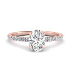 Load image into Gallery viewer, three-fourth-under-halo-oval-shaped-diamond-engagement-ring-in-FD9168OVRANGLE3-NL-RG
