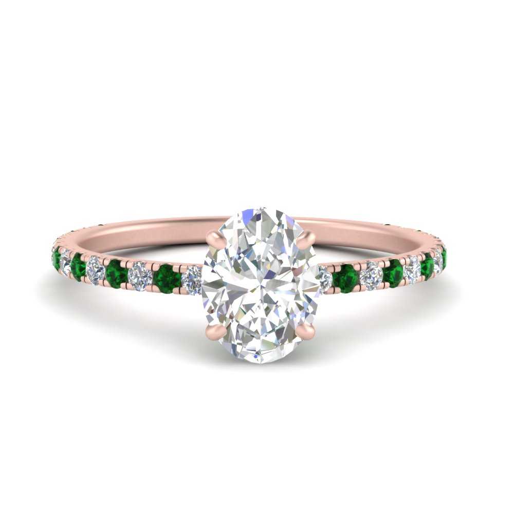 three-fourth-under-halo-oval-shaped-diamond-engagement-ring-with-emerald-in-FD9168OVRGEMGRANGLE3-NL-RG