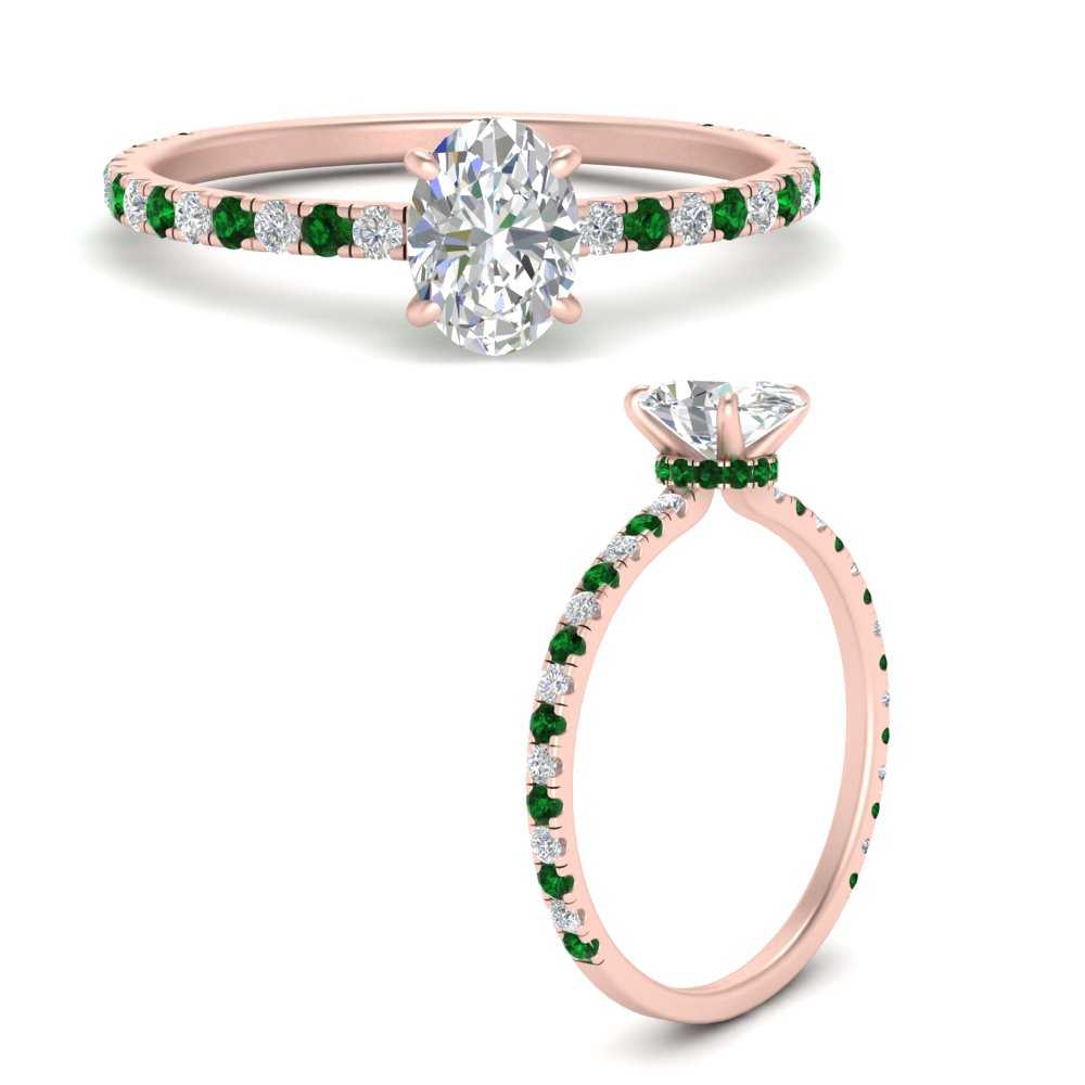 three-fourth-under-halo-oval-shaped-diamond-engagement-ring-with-emerald-in-FD9168OVRGEMGRANGLE3-NL-RG