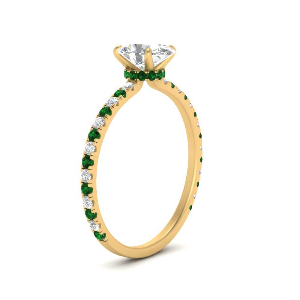 three-fourth-under-halo-oval-shaped-diamond-engagement-ring-with-emerald-in-FD9168OVRGEMGRANGLE3-NL-YG