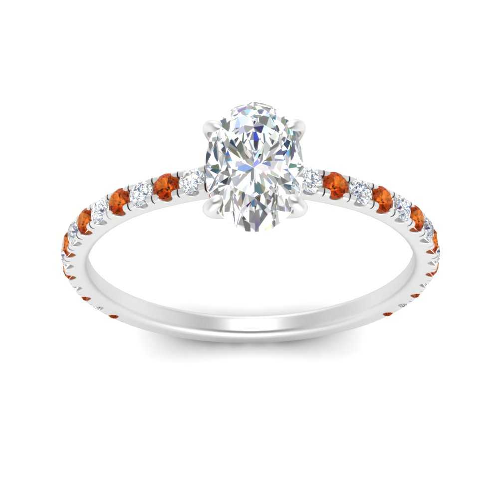 three-fourth-under-halo-oval-shaped-diamond-engagement-ring-with-orange-sapphire-in-FD9168OVRGSAORANGLE3-NL-WG