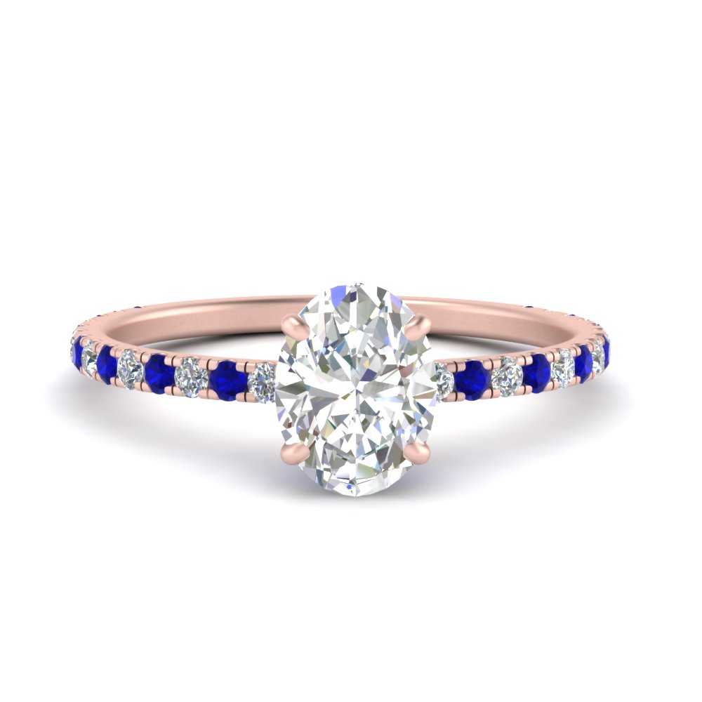 three-fourth-under-halo-oval-shaped-diamond-engagement-ring-with-sapphire-in-FD9168OVRGSABLANGLE3-NL-RG