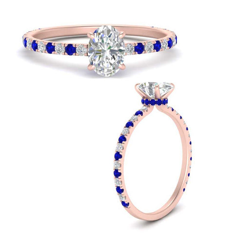 three-fourth-under-halo-oval-shaped-diamond-engagement-ring-with-sapphire-in-FD9168OVRGSABLANGLE3-NL-RG