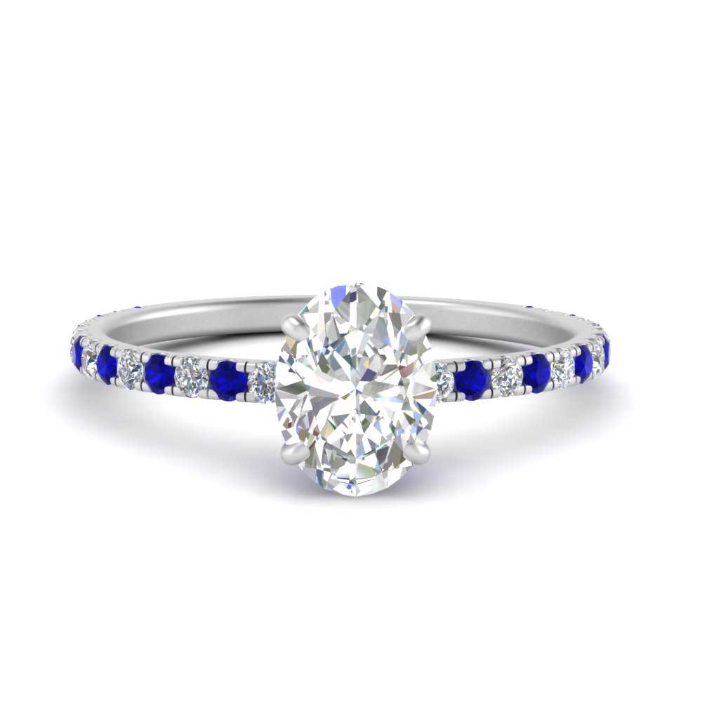 three-fourth-under-halo-oval-shaped-diamond-engagement-ring-with-sapphire-in-FD9168OVRGSABLANGLE3-NL-WG