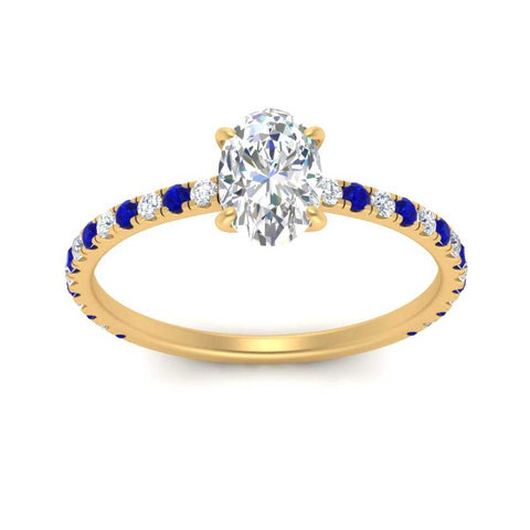 three-fourth-under-halo-oval-shaped-diamond-engagement-ring-with-sapphire-in-FD9168OVRGSABLANGLE3-NL-YG