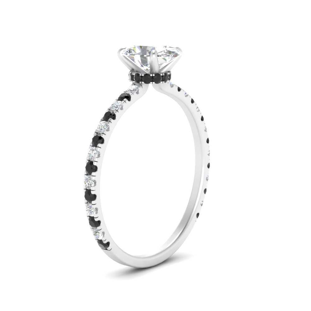 three-fourth-under-halo-oval-shaped-engagement-ring-with-black-diamond-in-FD9168OVRGBLACKANGLE3-NL-WG