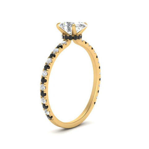 three-fourth-under-halo-oval-shaped-engagement-ring-with-black-diamond-in-FD9168OVRGBLACKANGLE3-NL-YG