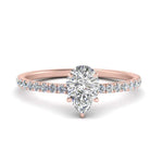 Load image into Gallery viewer, three-fourth-under-halo-pear-shaped-diamond-engagement-ring-in-FD9168PERANGLE3-NL-RG