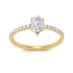 Load image into Gallery viewer, three-fourth-under-halo-pear-shaped-diamond-engagement-ring-in-FD9168PERANGLE3-NL-YG