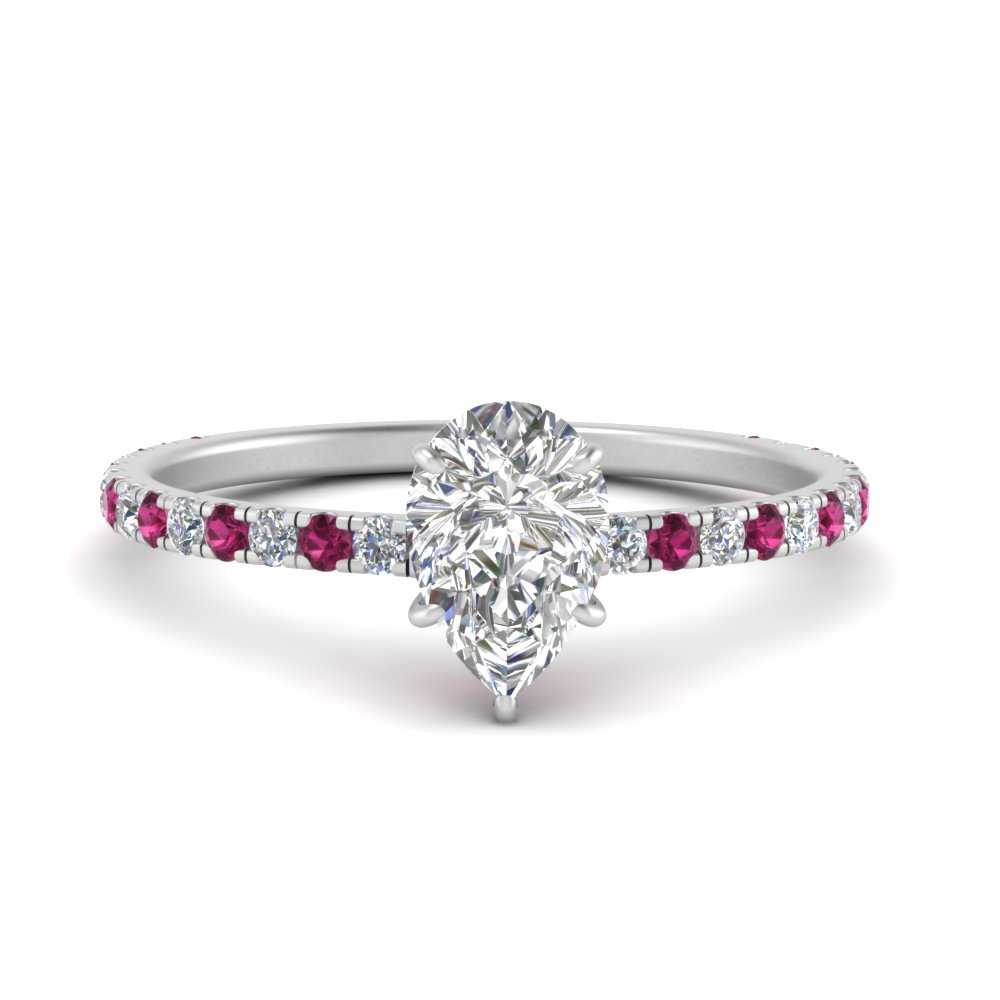 three-fourth-under-halo-pear-shaped-diamond-engagement-ring-with-pink-sapphire-in-FD9168PERGSADRPIANGLE3-NL-WG